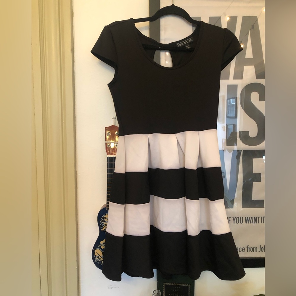 Small Black and White Dress